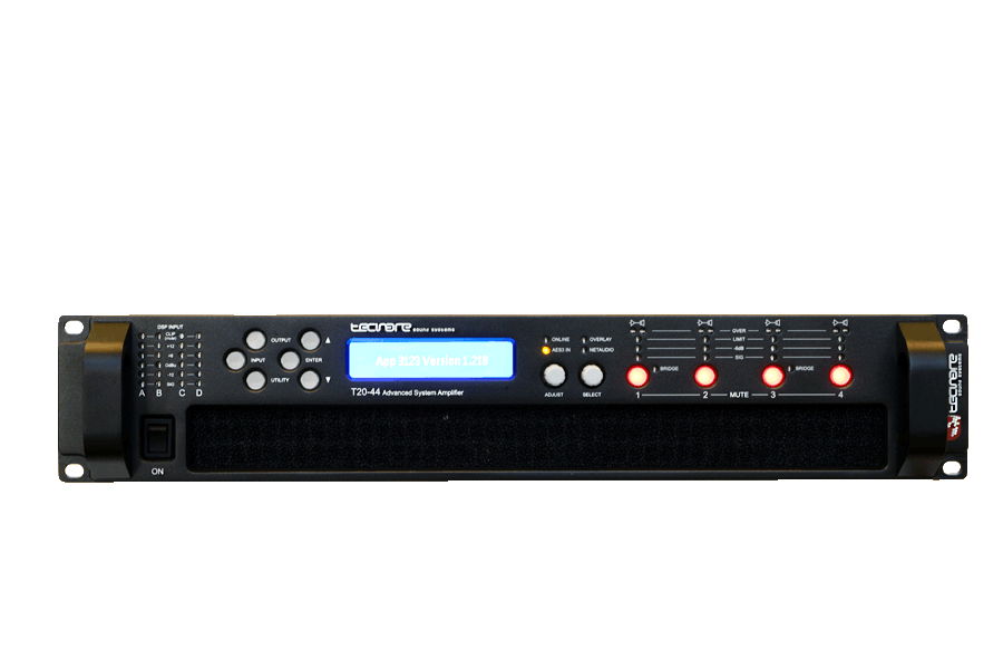 Tecnare T20-44 Digital amplifier, front view