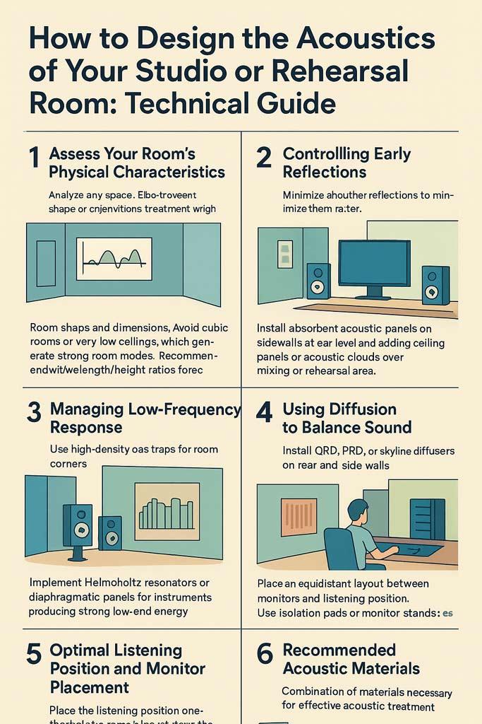 How To Design The Acoustics Of Your Studio Or Rehearsal Room | Tecnare®